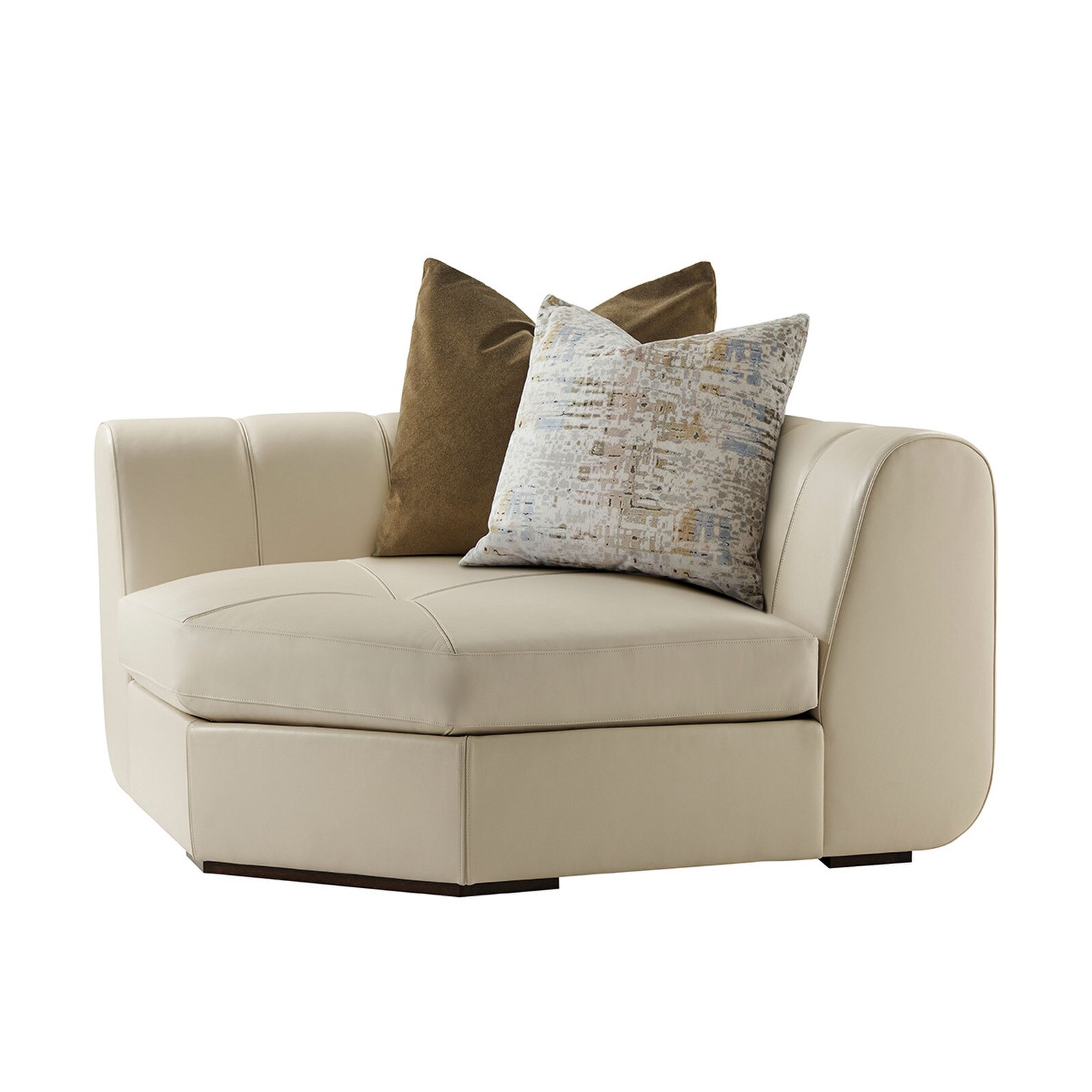 Theodore Alexander Kesden Wood Corner Sectional