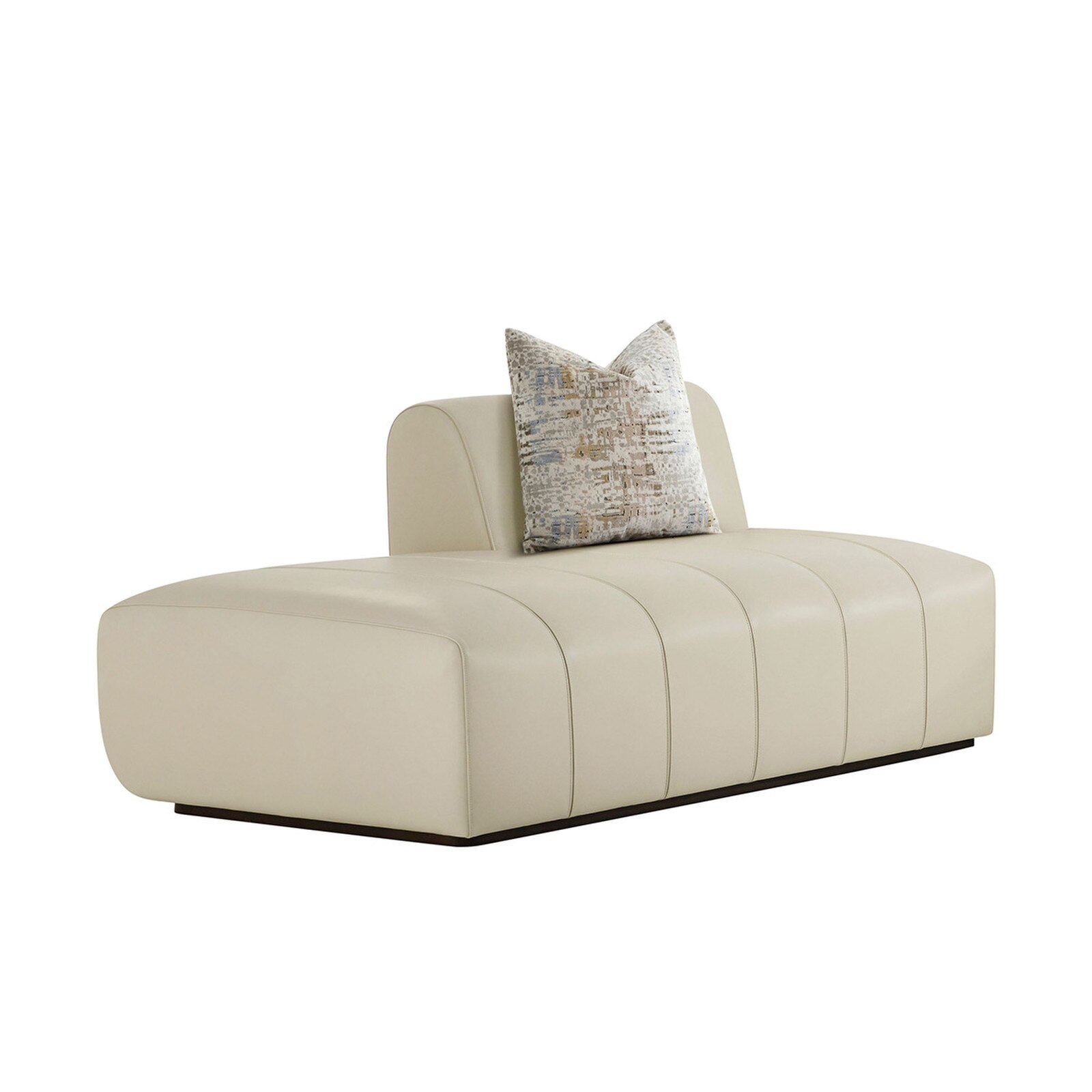 Theodore Alexander 62" Kesden Half Back Bumper Left Facing Sectional