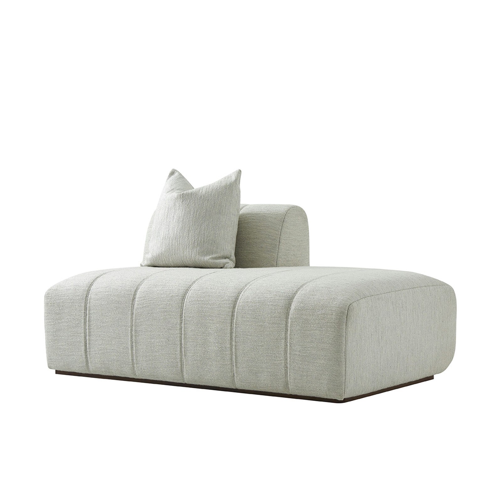 Theodore Alexander Kesden Half Back Bumper Right Facing Sectional