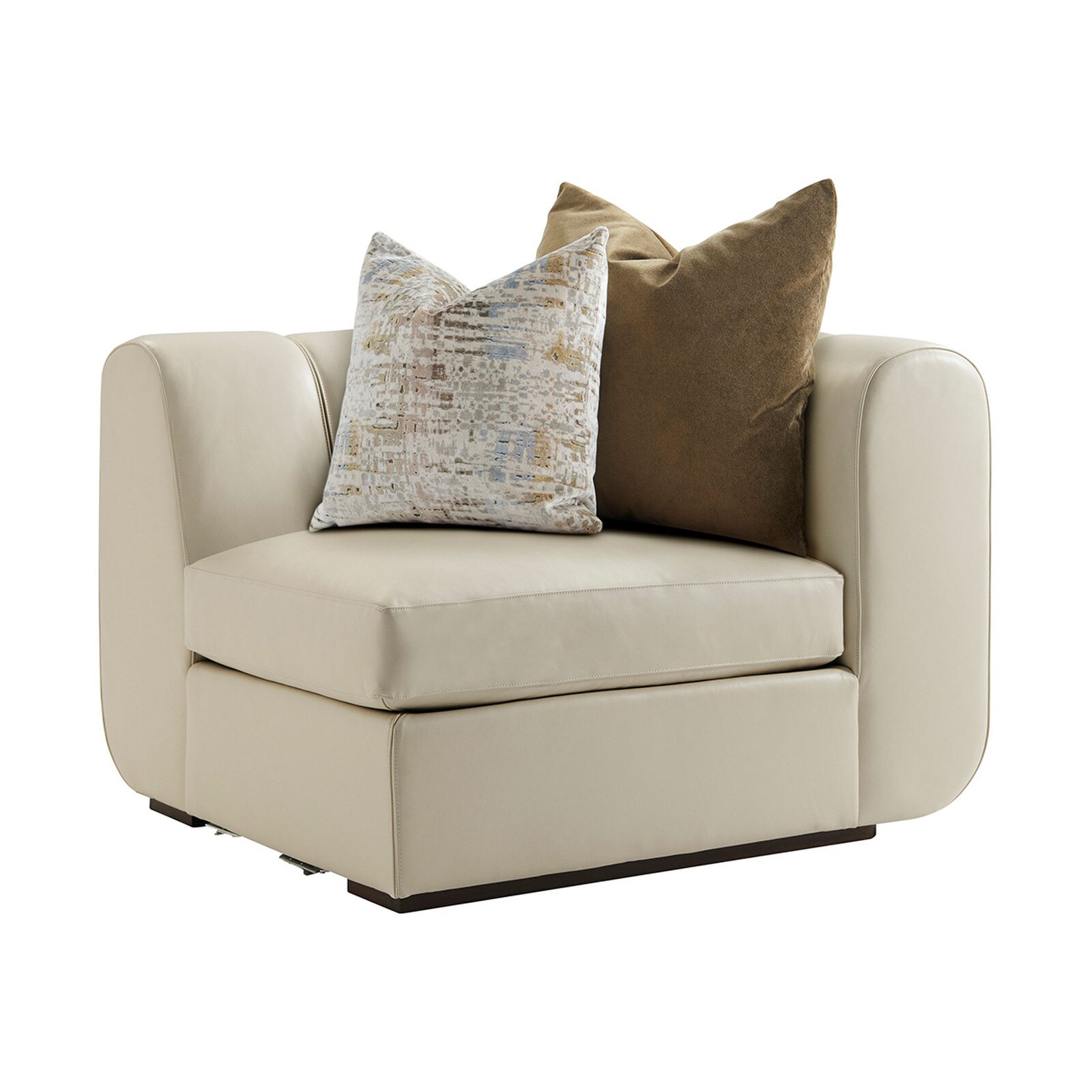 Theodore Alexander Kesden Wood Right Corner Sectional