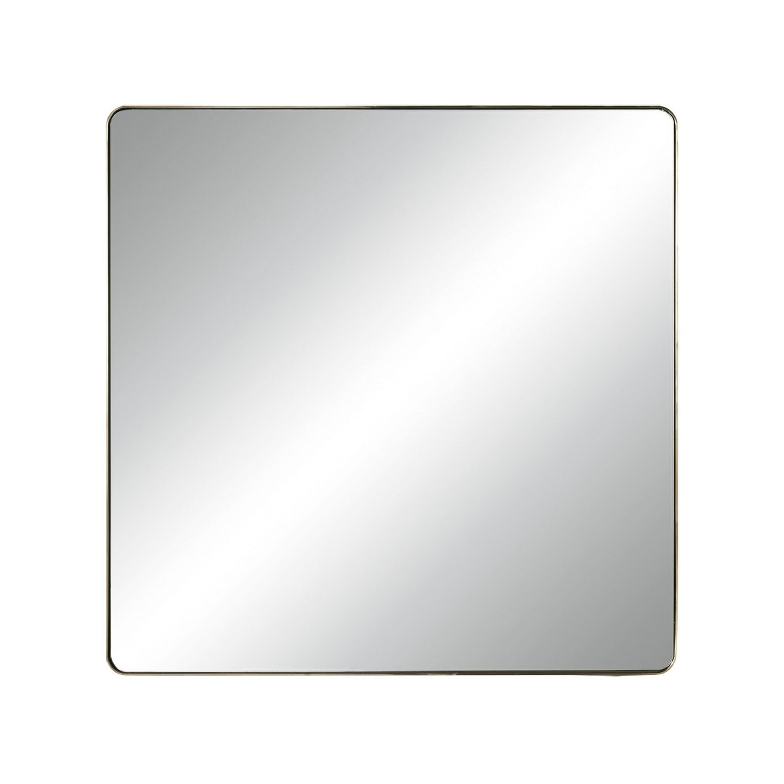 Universal Furniture Modern Brushed Brass Accent Wall Mirror